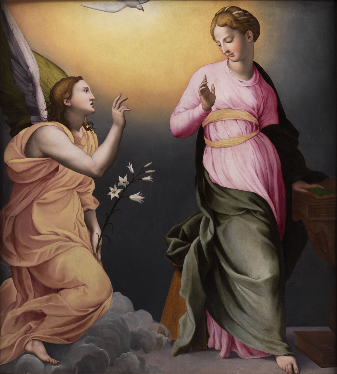 La Anunciación de Agnolo Bronzino