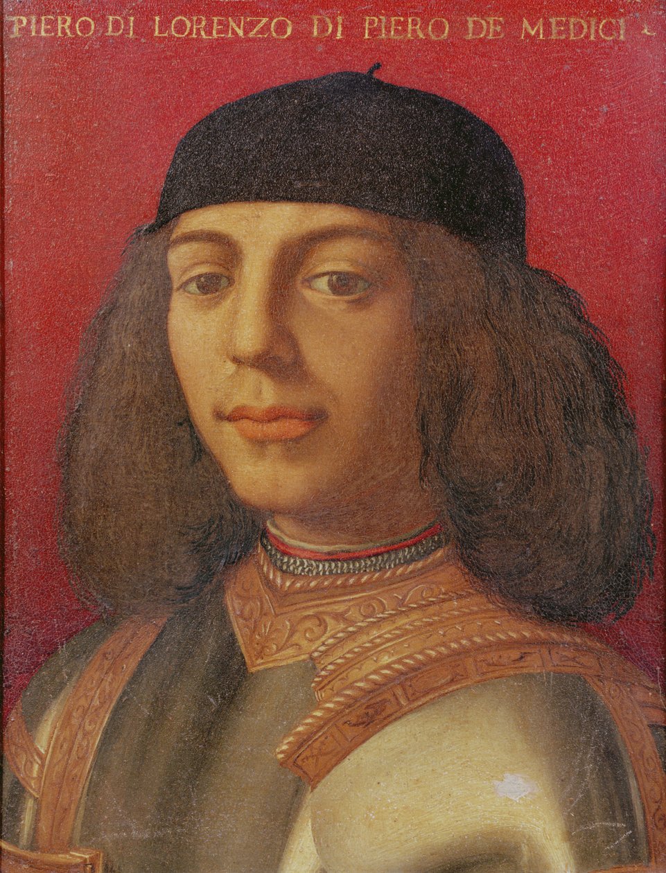 Retrato de Piero di Lorenzo de Medici de Agnolo Bronzino