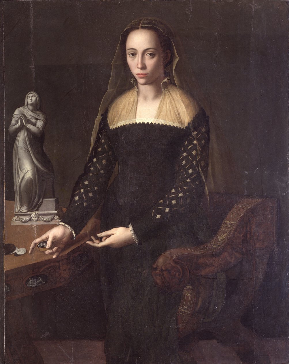 Retrato de una dama de Agnolo Bronzino