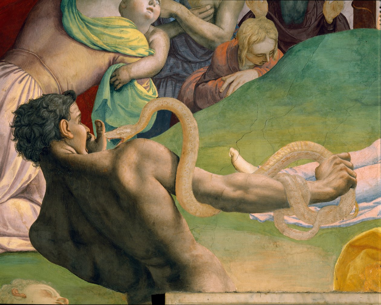 La adoración de la serpiente de bronce de Agnolo Bronzino