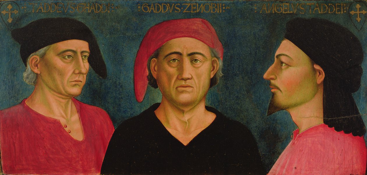 Los tres Gaddi, Taddeo, Zenobi y Agnolo o Angelo de Agnolo Gaddi