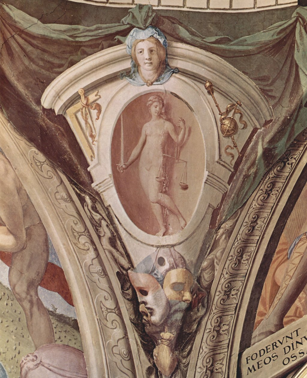 Alegorías de las virtudes cardinales de Agnolo Bronzino