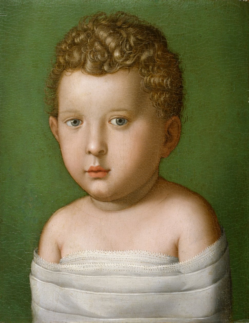 Retrato de un bebé de Agnolo Bronzino