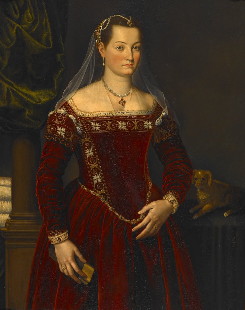 Retrato de una dama de Agnolo Bronzino