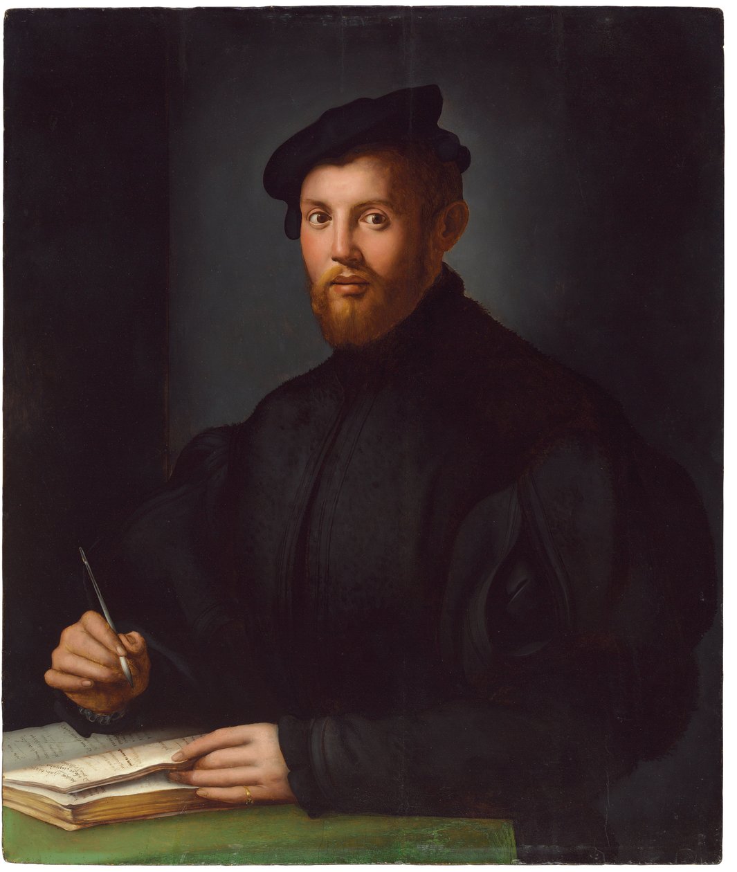 Retrato de un joven con un libro de Agnolo Bronzino