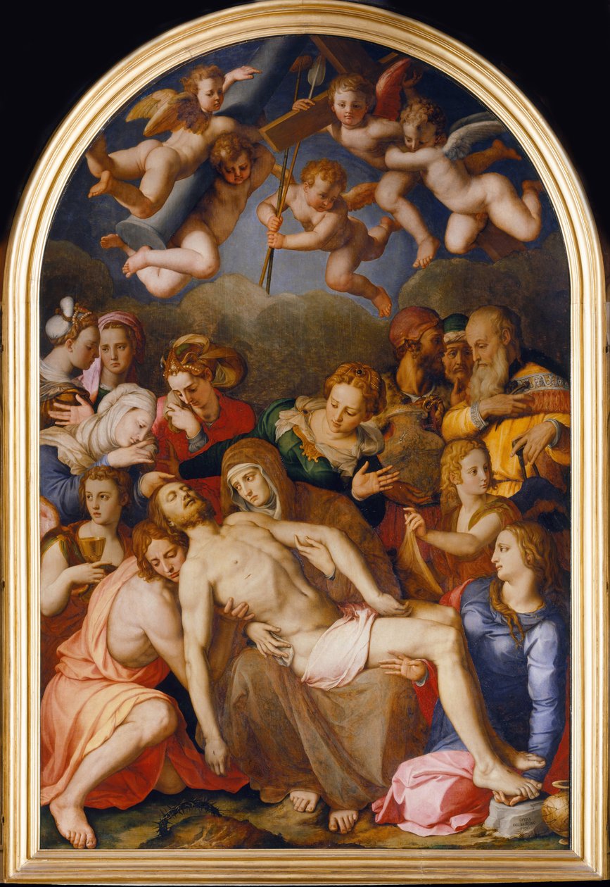 El Descendimiento de la Cruz de Agnolo Bronzino