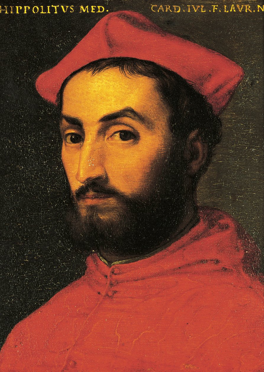 Retrato de Ippolito de Medici (Urbino) de Agnolo Bronzino