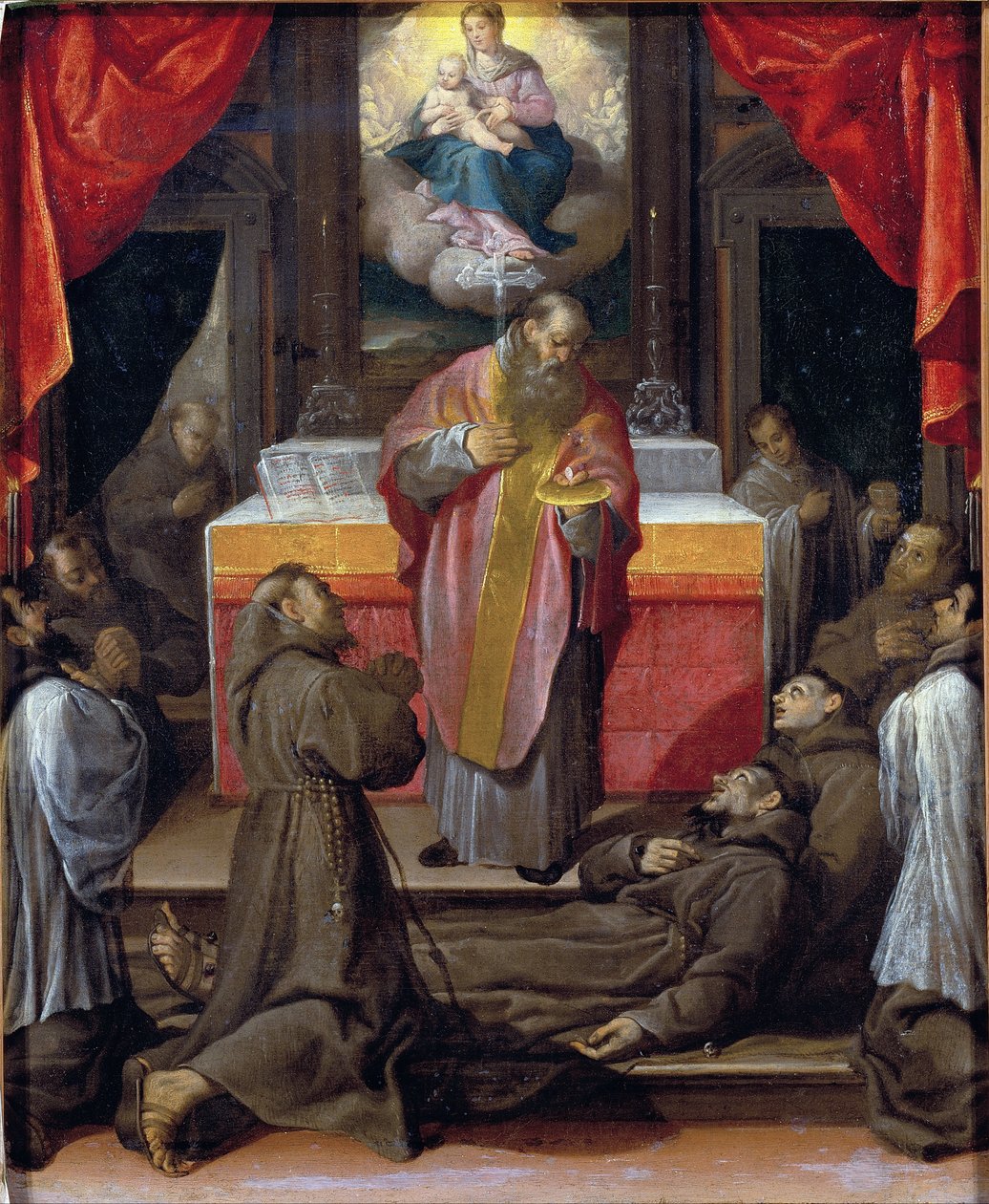 La última comunión de San Francisco de Agostino Carracci