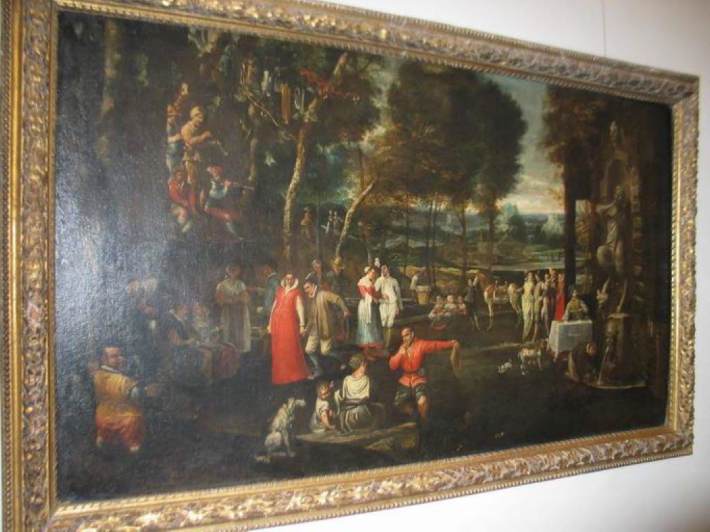 Festival del pueblo de Agostino Carracci