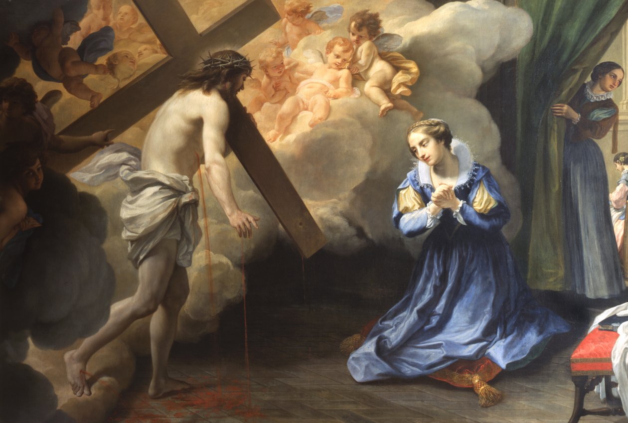 Éxtasis de Santa Caterina de Paoli de Agostino Masucci