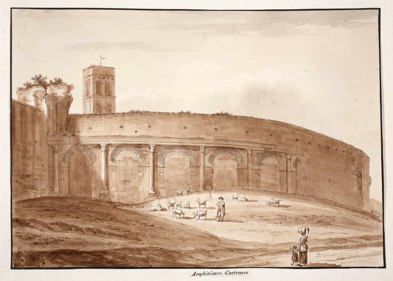 Amphiteatrum Castrense, 1833 de Agostino Tofanelli