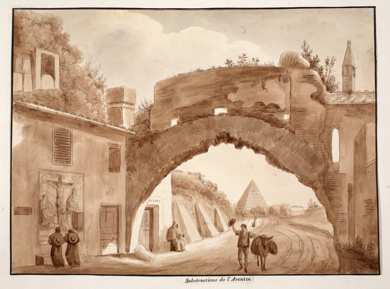 Fundaciones del Aventino, 1833 de Agostino Tofanelli