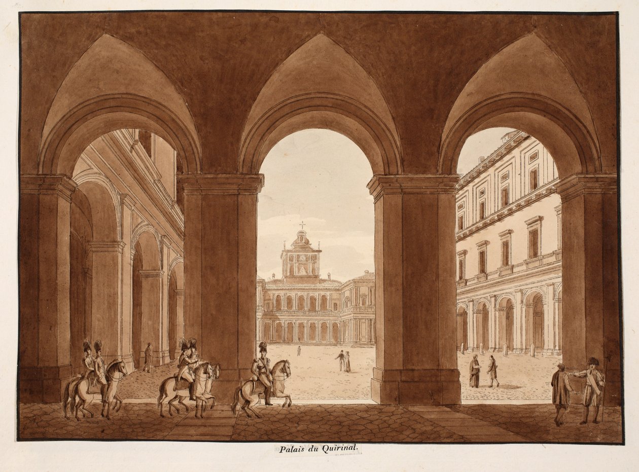 Palacio del Quirinal, 1833 de Agostino Tofanelli