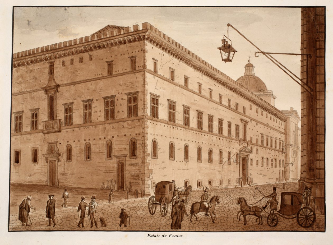 Palazzo di Venezia, 1833 de Agostino Tofanelli