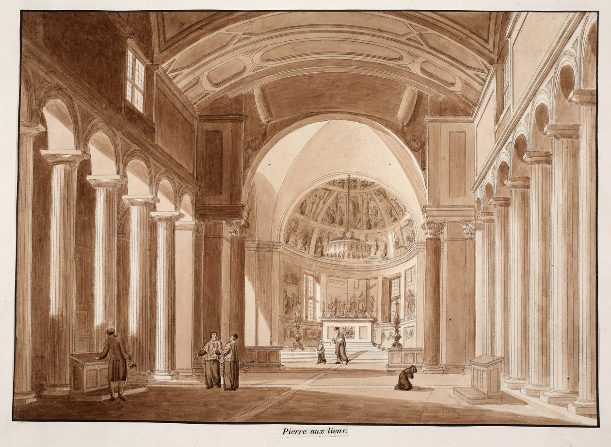 San Pietro in Vincoli, 1833 de Agostino Tofanelli