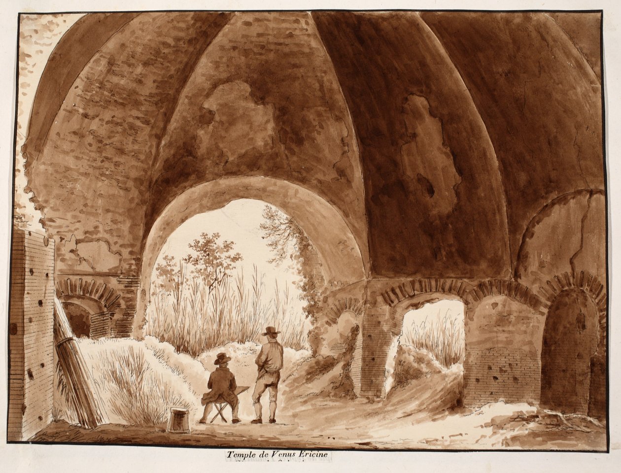 Templo de Venus Ericina, 1833 de Agostino Tofanelli