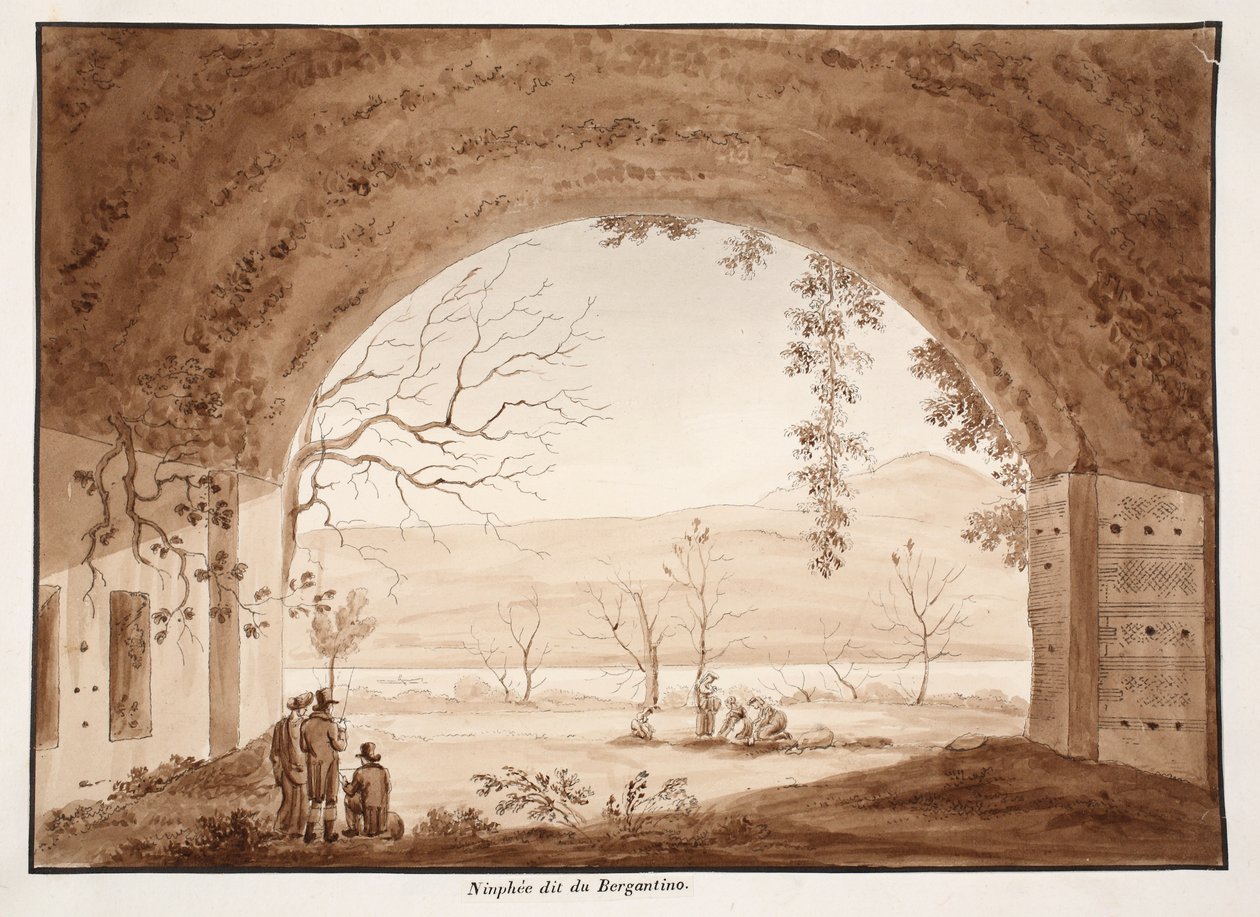 El Ninfeo Bergantino, 1833 de Agostino Tofanelli