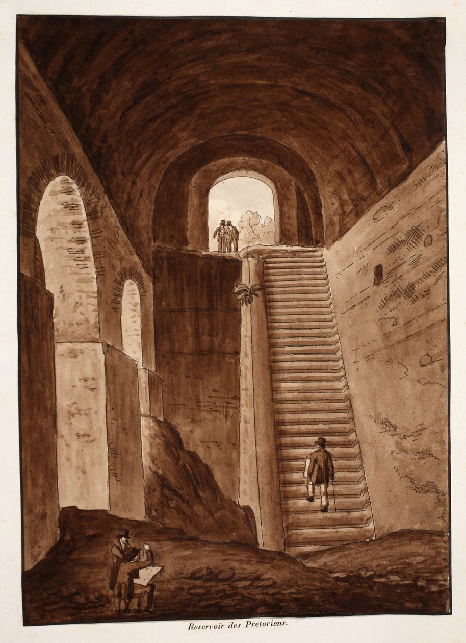 El Reservorio Pretoriano, 1833 de Agostino Tofanelli