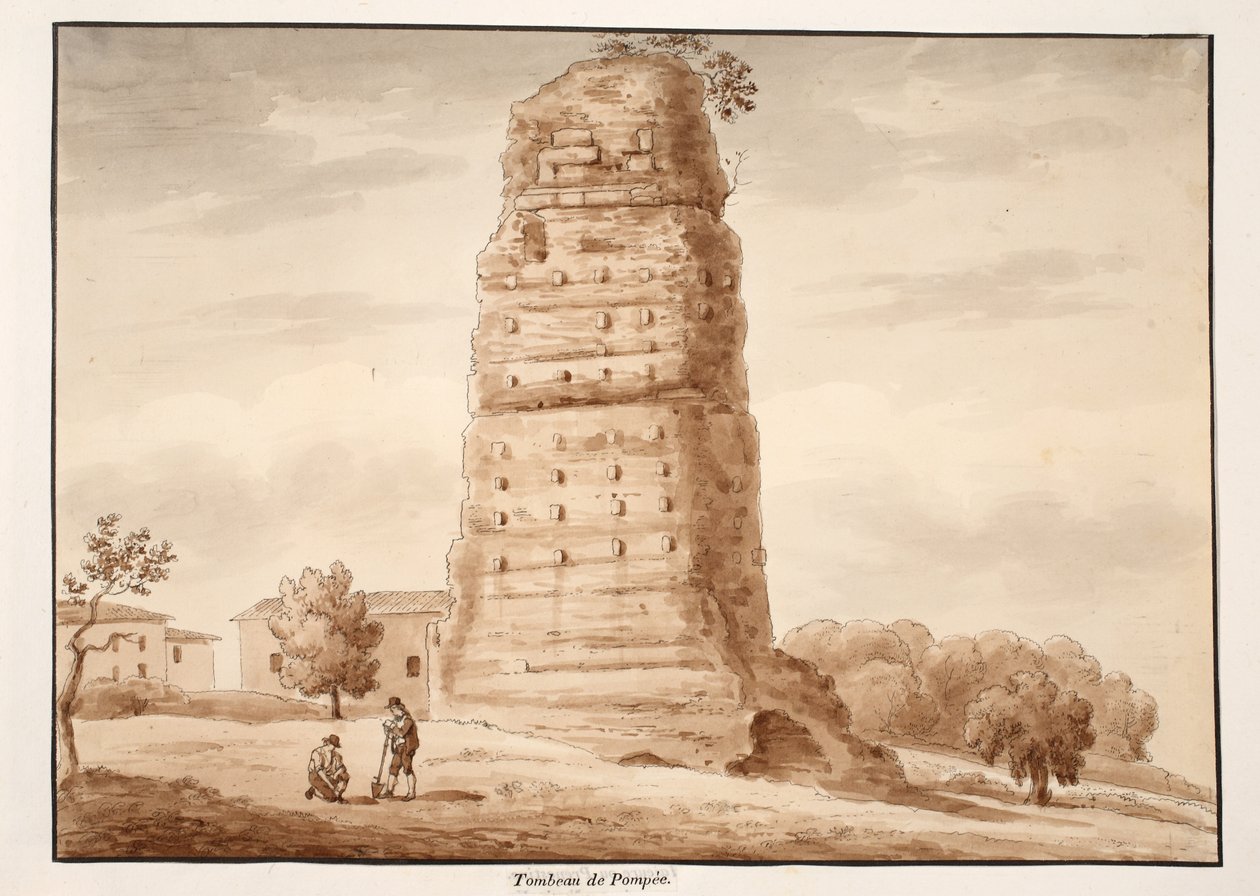 La Tumba de Pompeyo de Agostino Tofanelli
