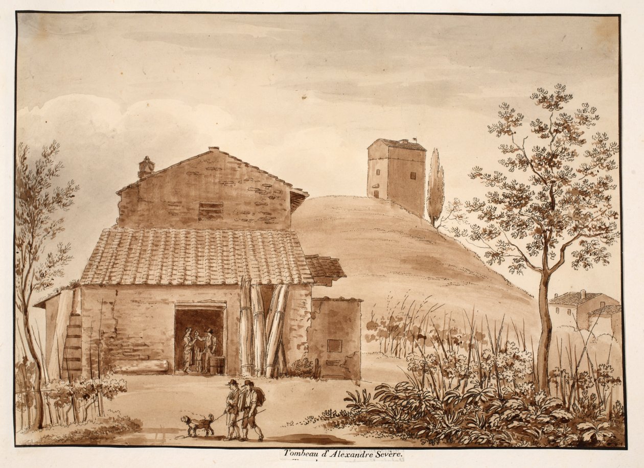 Tumba de Alejandro Severo, 1833 de Agostino Tofanelli