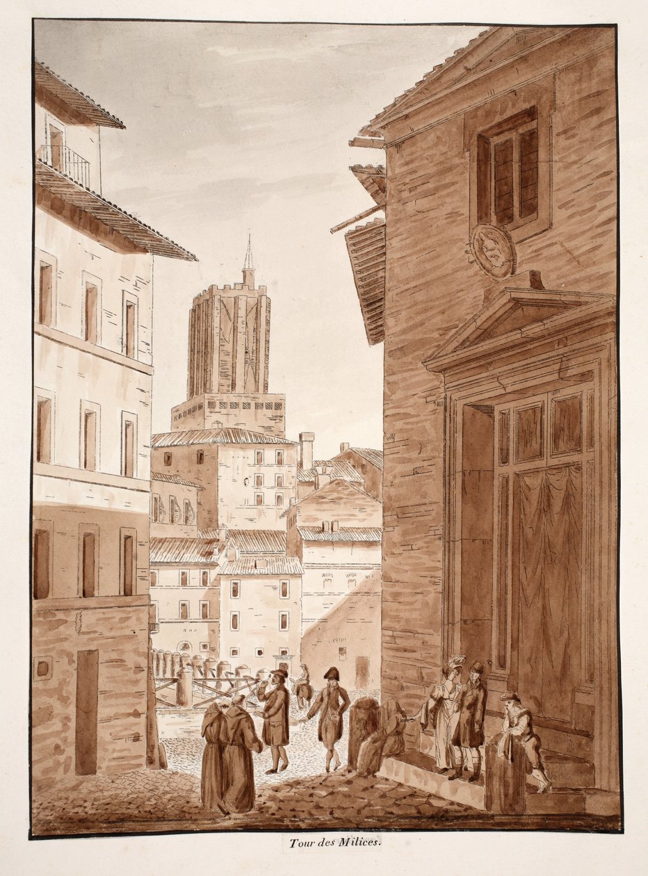 Torre delle Milizie, 1833 de Agostino Tofanelli