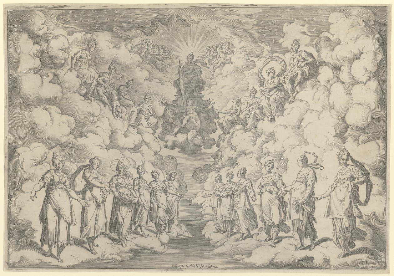 Armonía de las esferas de Agostino Carracci