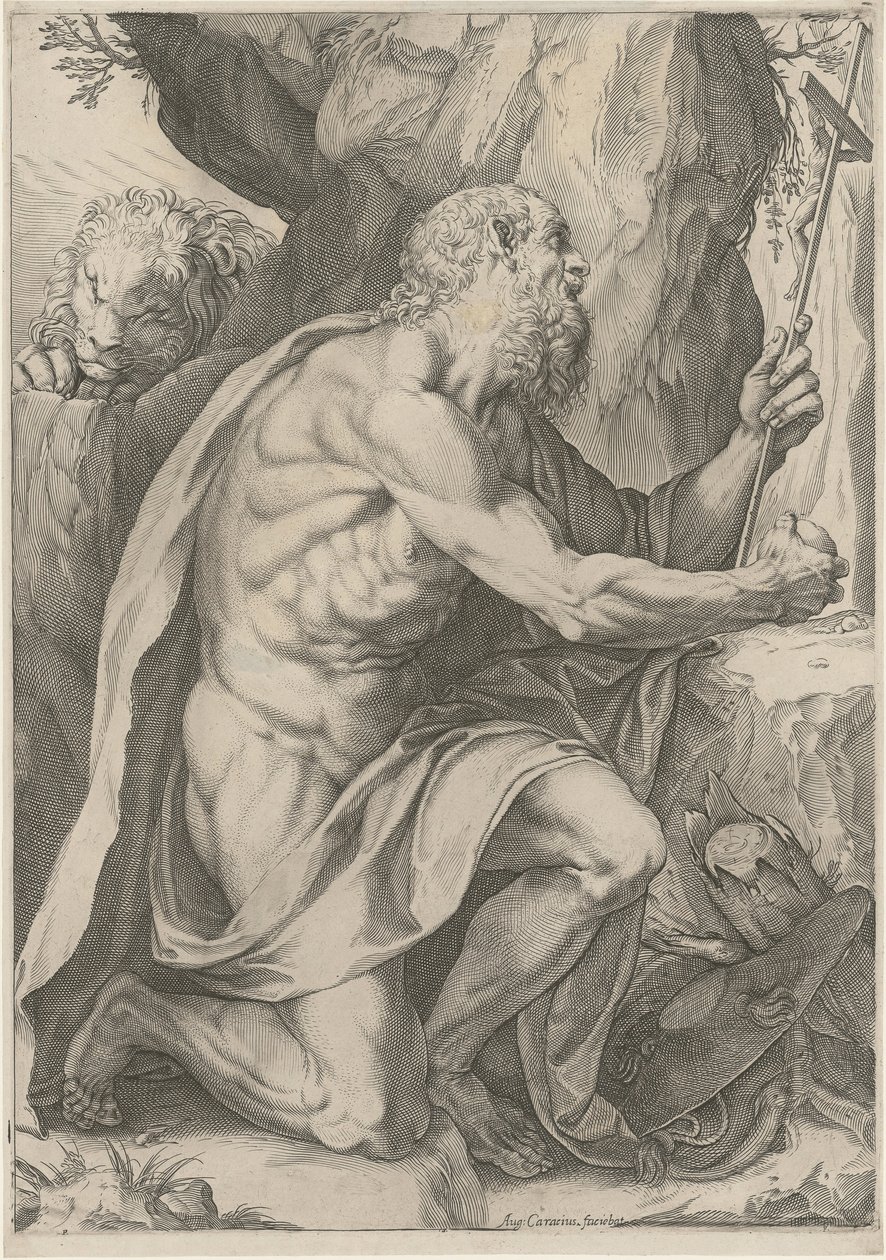 San Jerónimo de Agostino Carracci