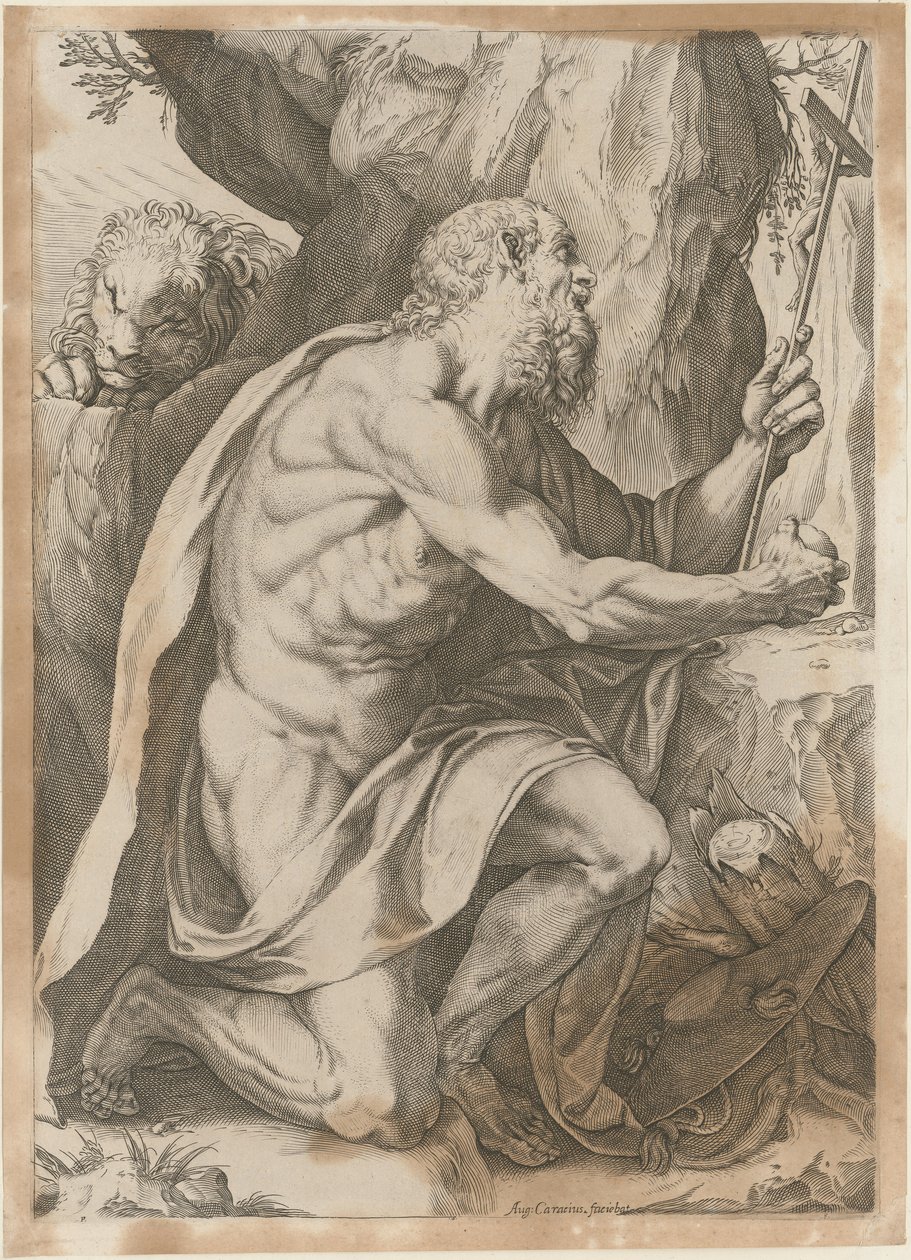 San Jerónimo de Agostino Carracci