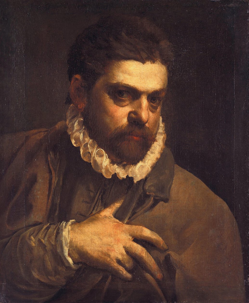 Retrato de hombre de Agostino Carracci