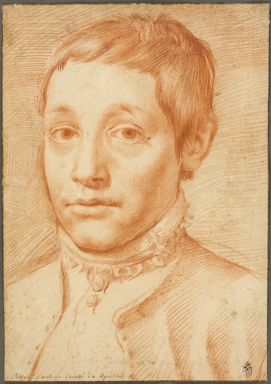 Retrato del hijo del artista, Antonio Carracci de Agostino Carracci