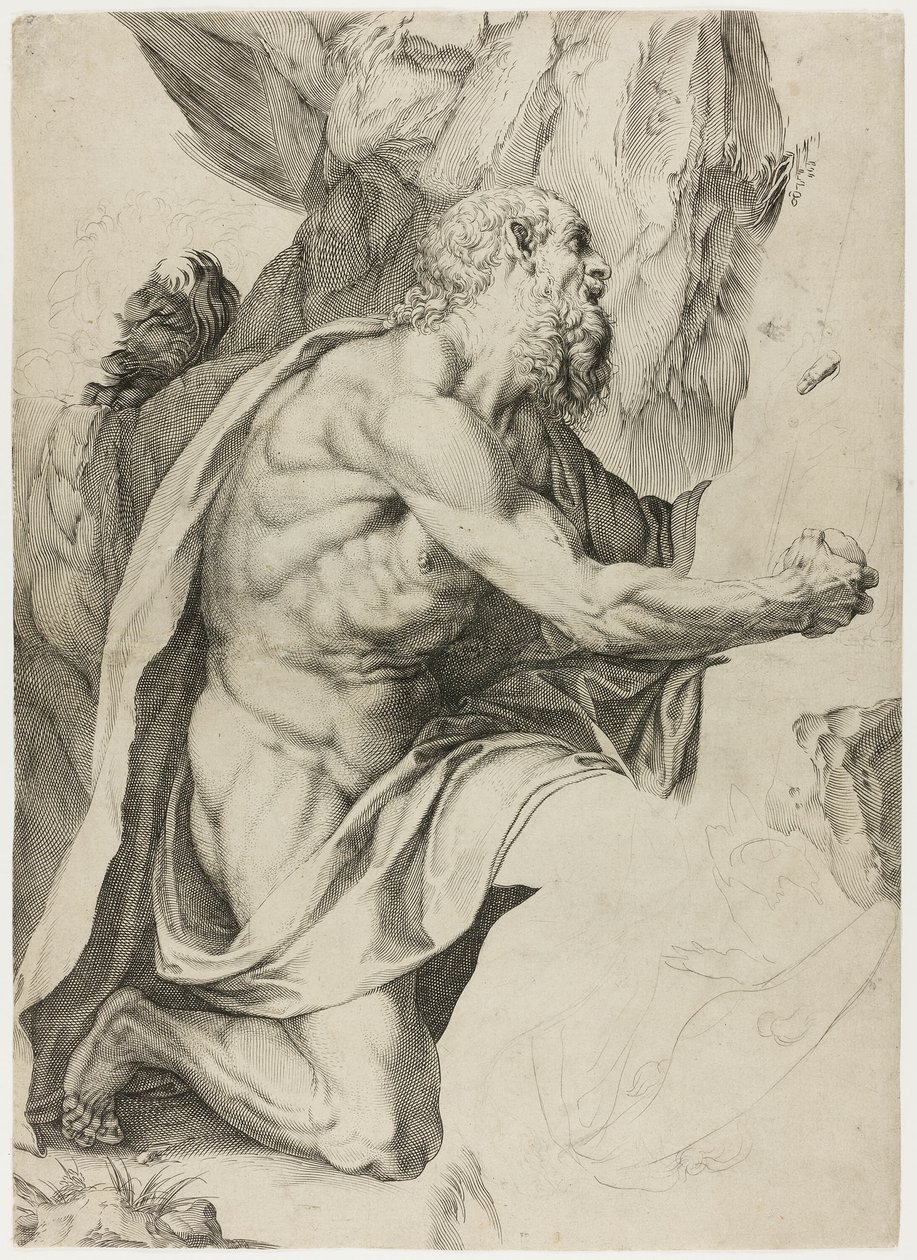 San Jerónimo en Penitencia de Agostino Carracci