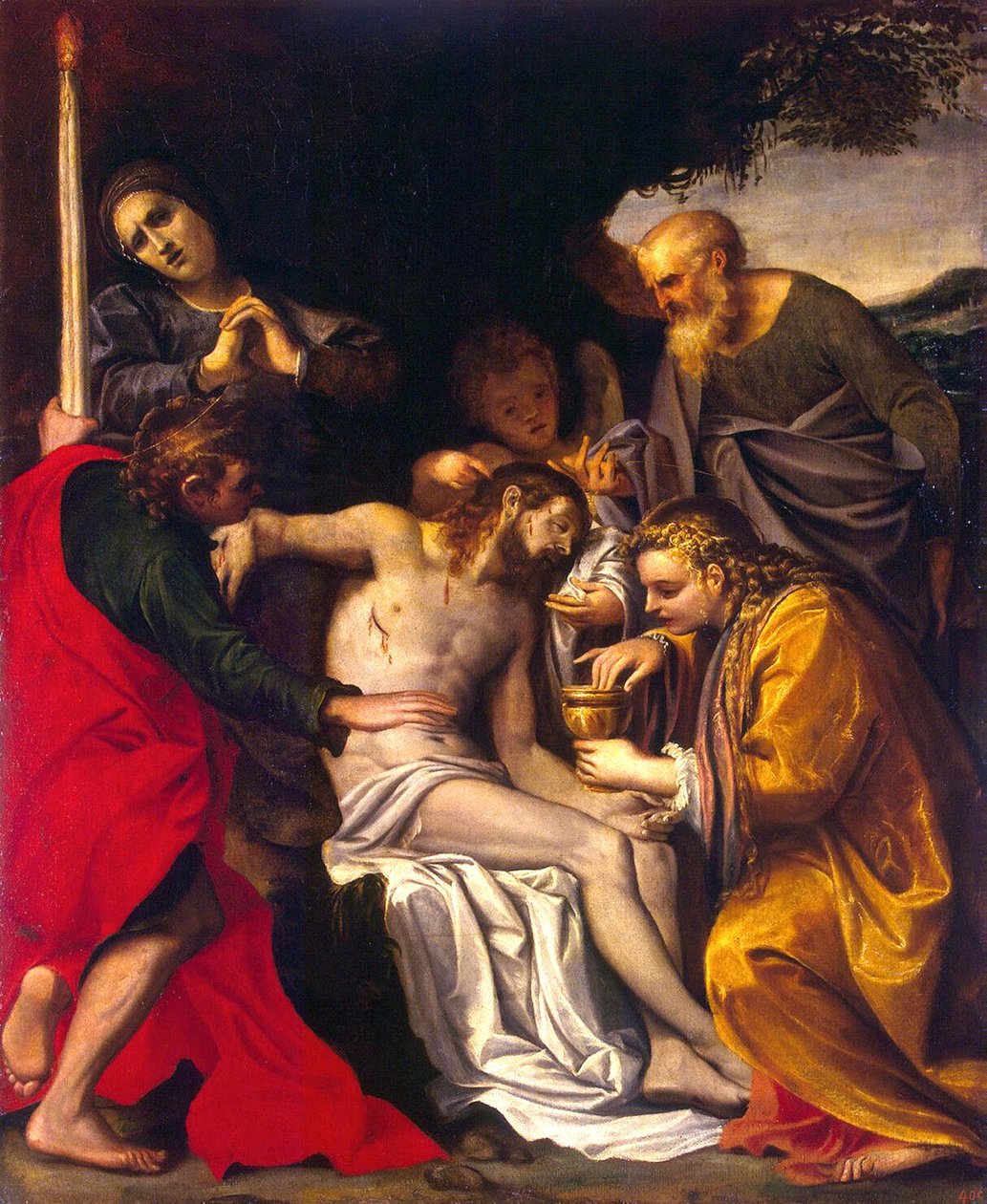 El lamento de Cristo de Agostino Carracci