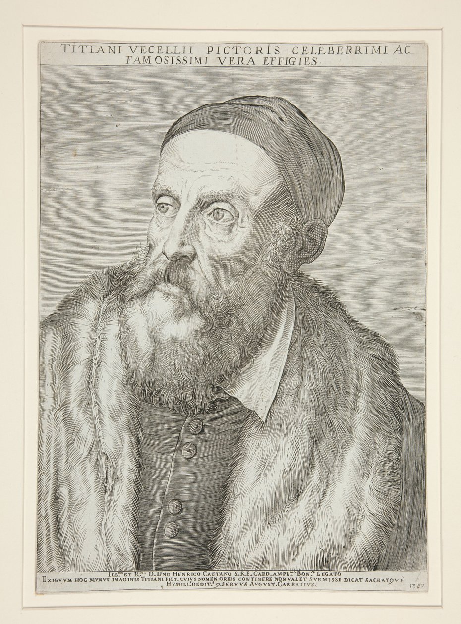 Tiziano Vecelli (Tiziano) de Agostino Carracci