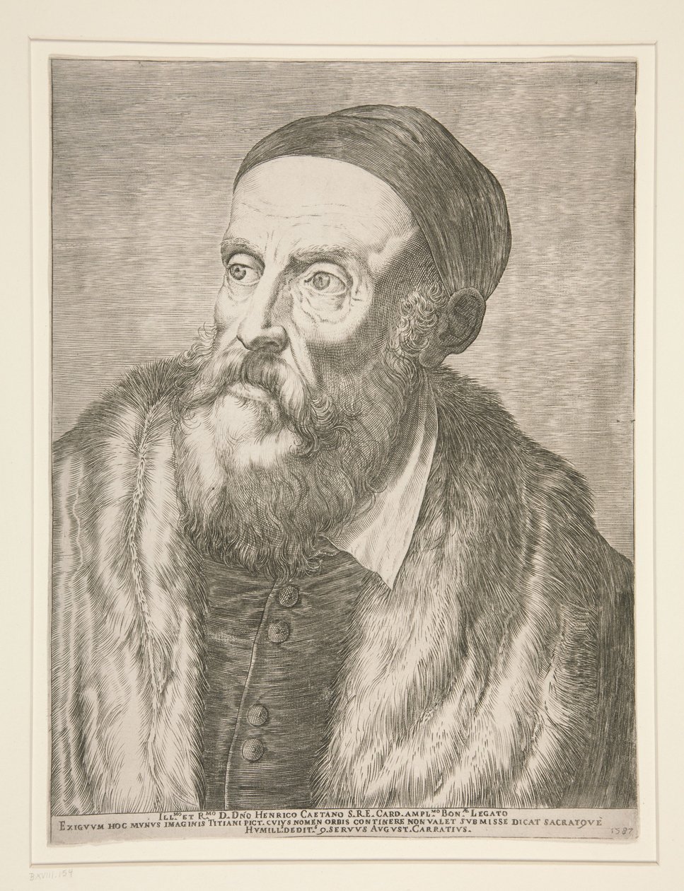 Tiziano Vecelli (Tiziano) de Agostino Carracci