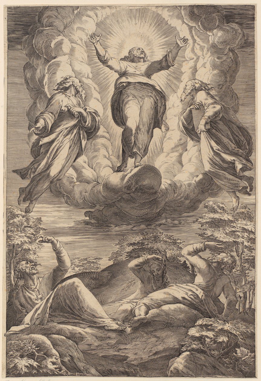 Transfiguración de Agostino Carracci
