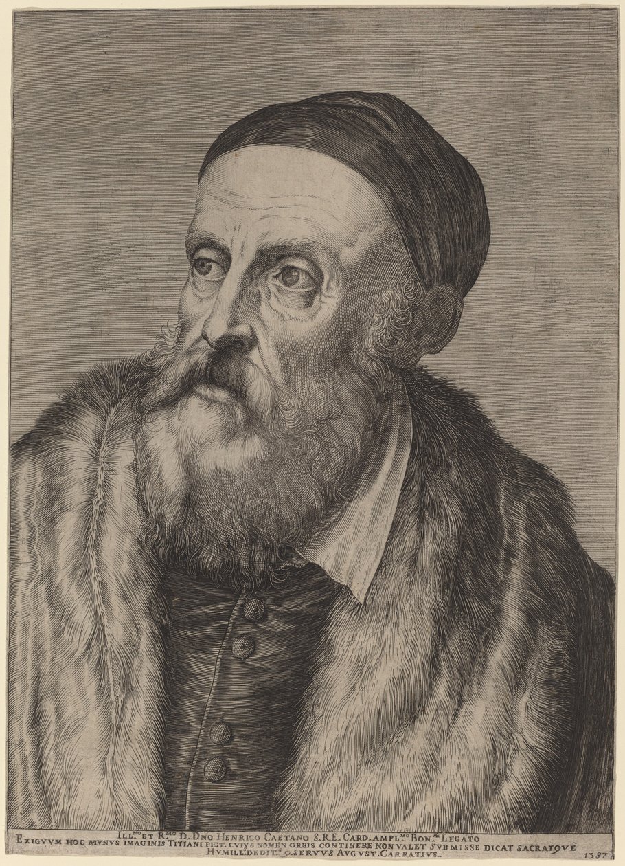 Tiziano de Agostino Carracci after Titian
