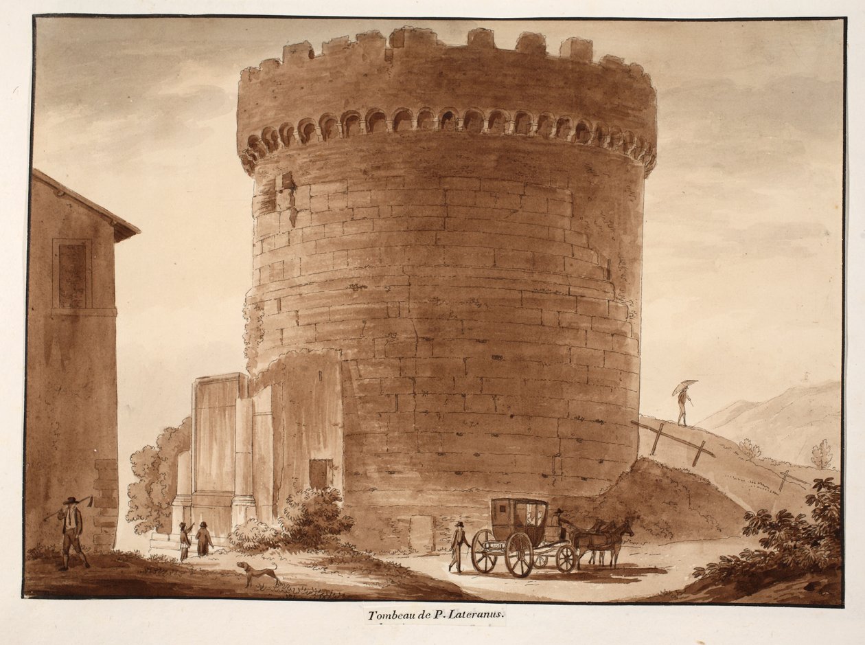 La Tumba de los Horacios y Curiacios, 1833 de Agostino Tofanelli