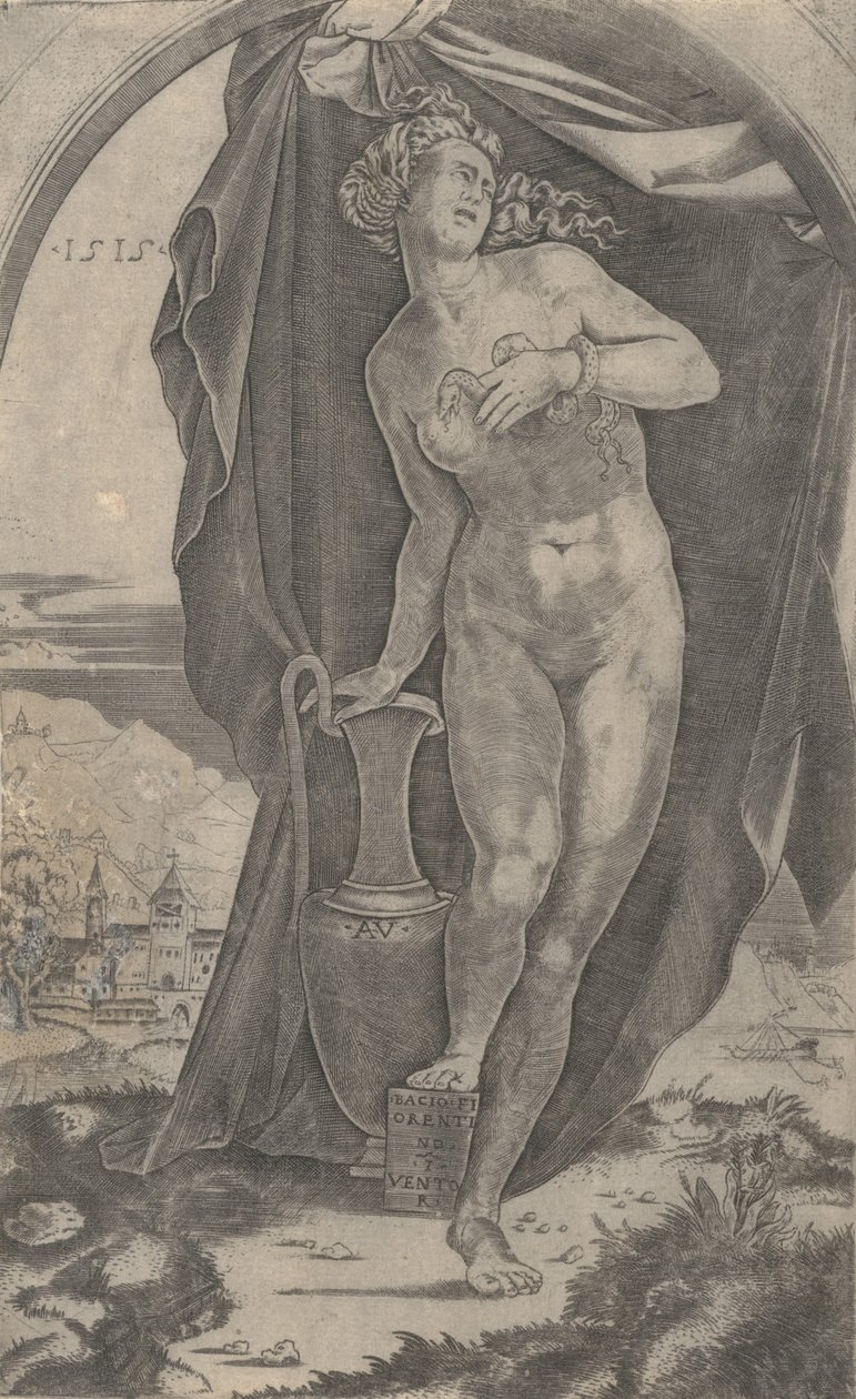 Cleopatra de Agostino Veneziano