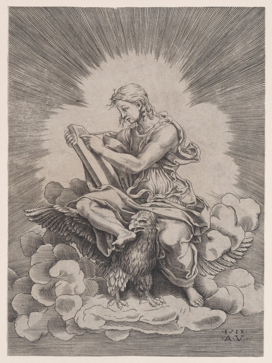 San Juan, fechado en 1518 de Agostino Veneziano