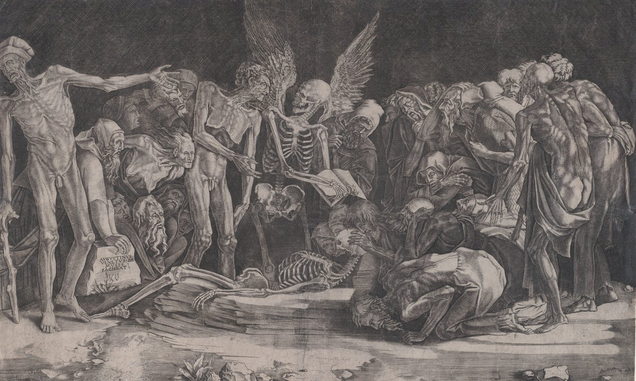 Esqueletos de Agostino Veneziano