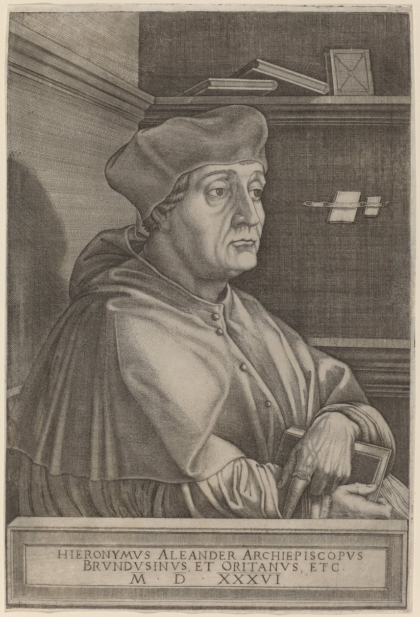 Jerónimo Alejandro, Arzobispo de Brindisi de Agostino dei Musi