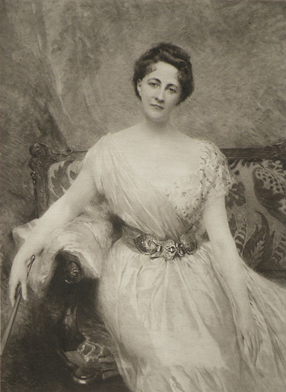 Moreau-vauthier 1906 plancha 32 aime morot madame archdeacon boisseaux 1895 de Aimé Nicolas Morot