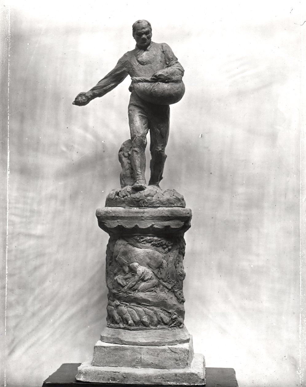 El sembrador, maqueta para un monumento dedicado a los trabajadores del campo, 1889-1900 (terracota) de Aime Jules Dalou