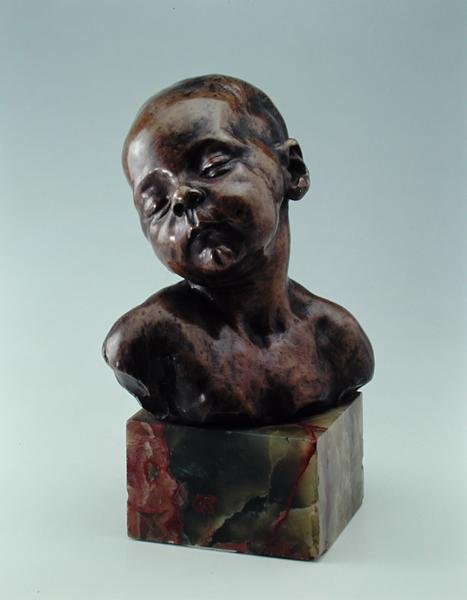 Niño durmiendo, c.1879 de Aime Jules Dalou