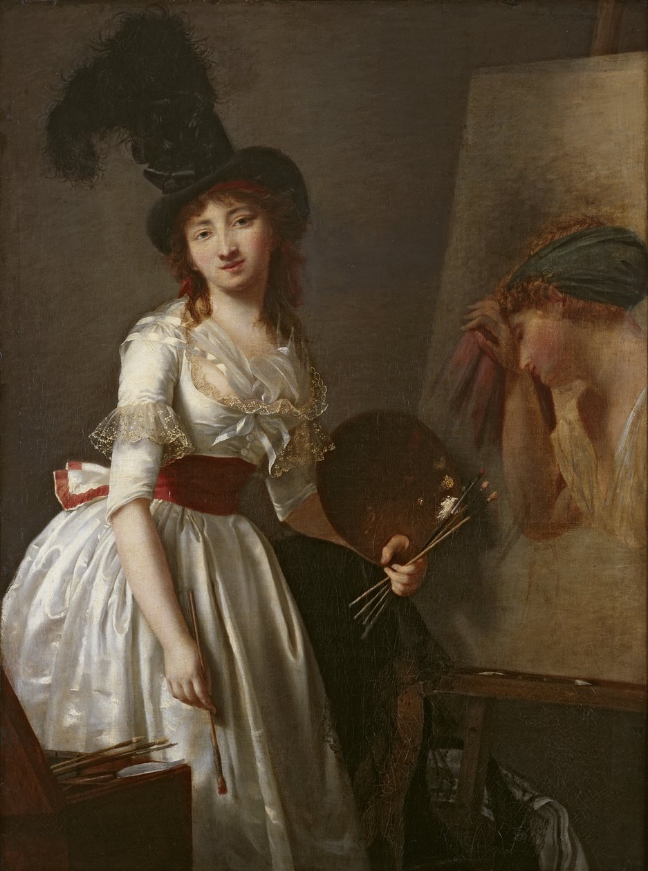 Retrato de una pintora, alumna de David de Aimee Duvivier