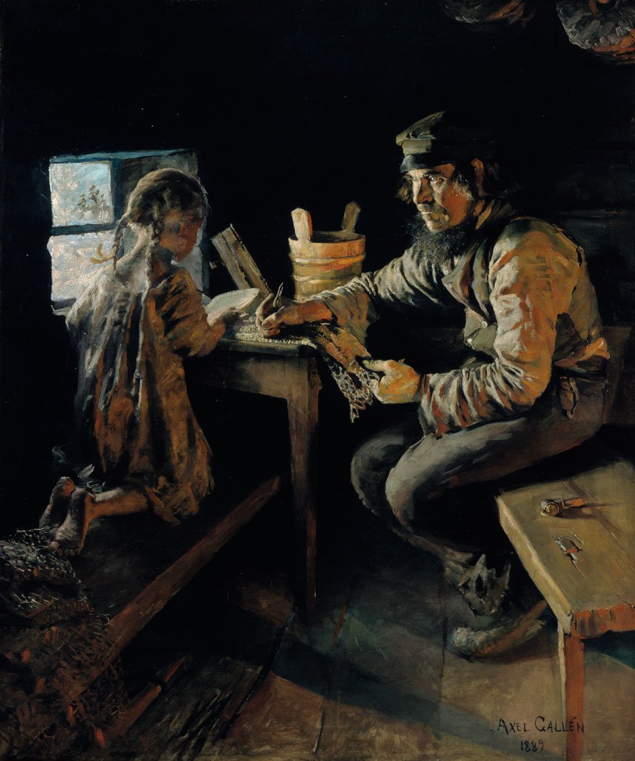 Primera lección de Akseli Gallen Kallela