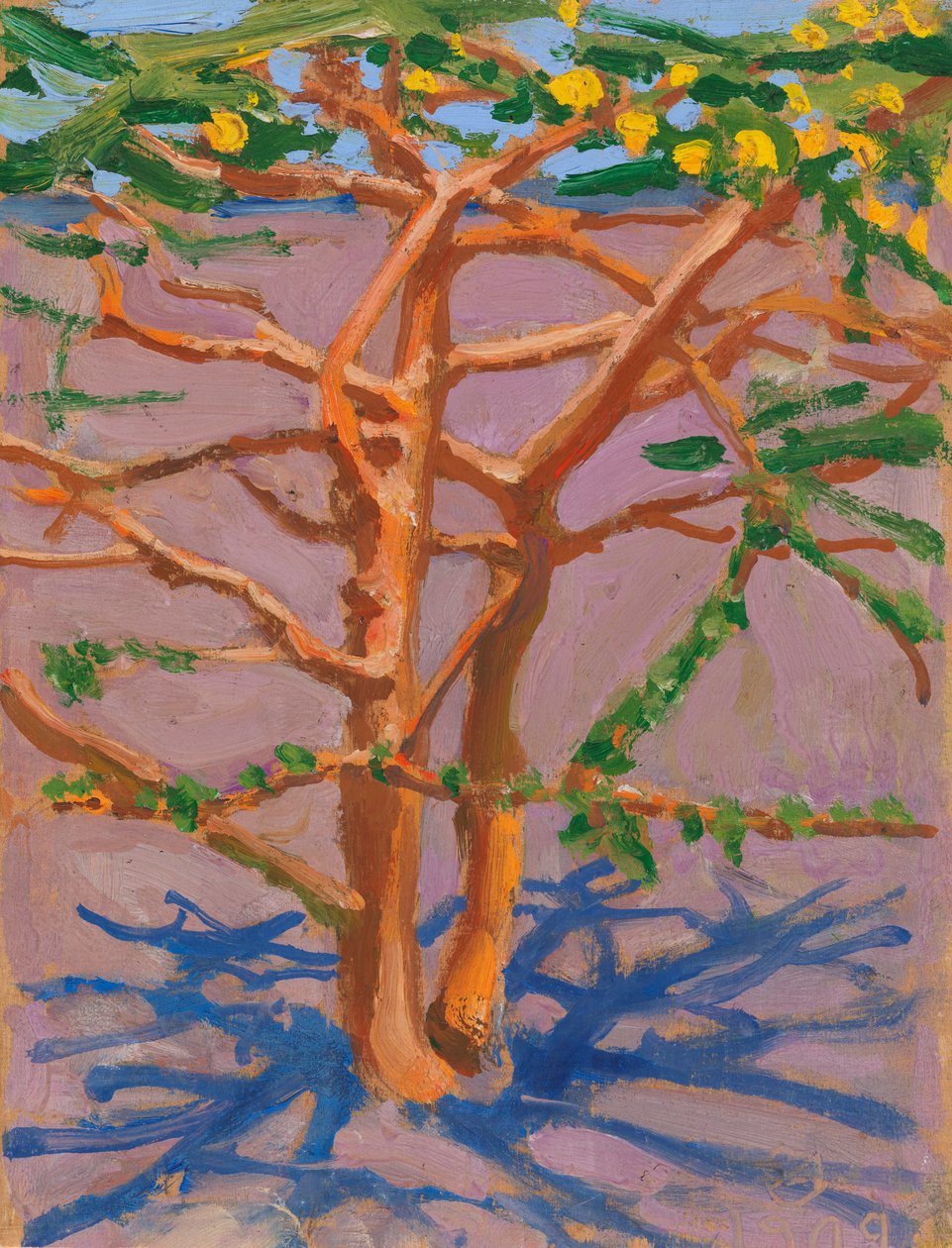 Acacia en la sabana de Akseli Gallen-Kallela