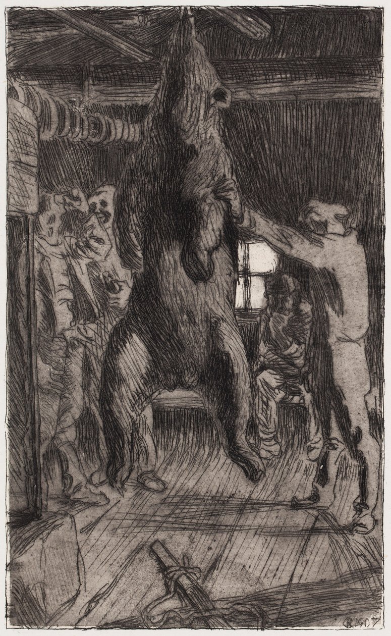 Celebración tras una cacería de osos de Akseli Gallen-Kallela