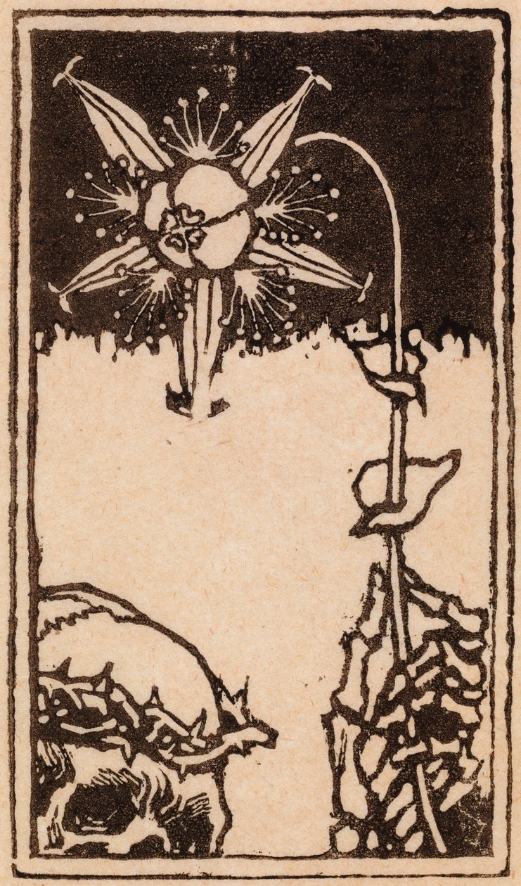 La muerte y la flor de Akseli Gallen-Kallela