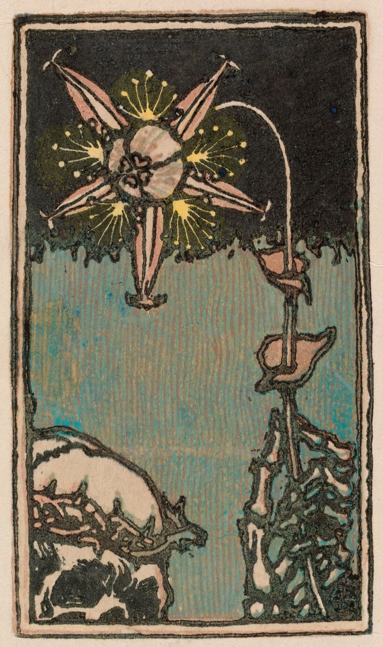 La muerte y la flor de Akseli Gallen-Kallela